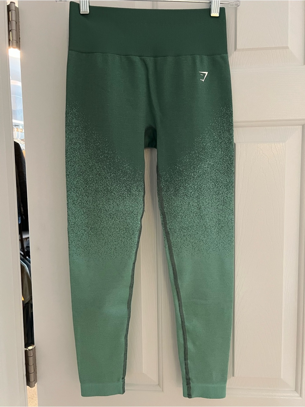 Set/2 Gymshark Leggings - Green Ombre and Navy